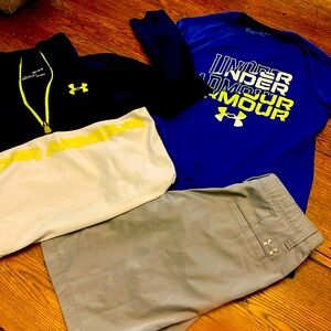 Under Armour lot 3 shorts tops